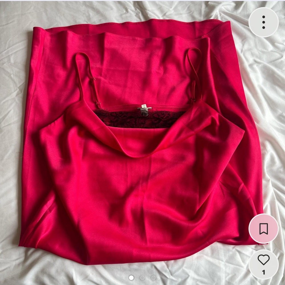 Pink Satin Dress
